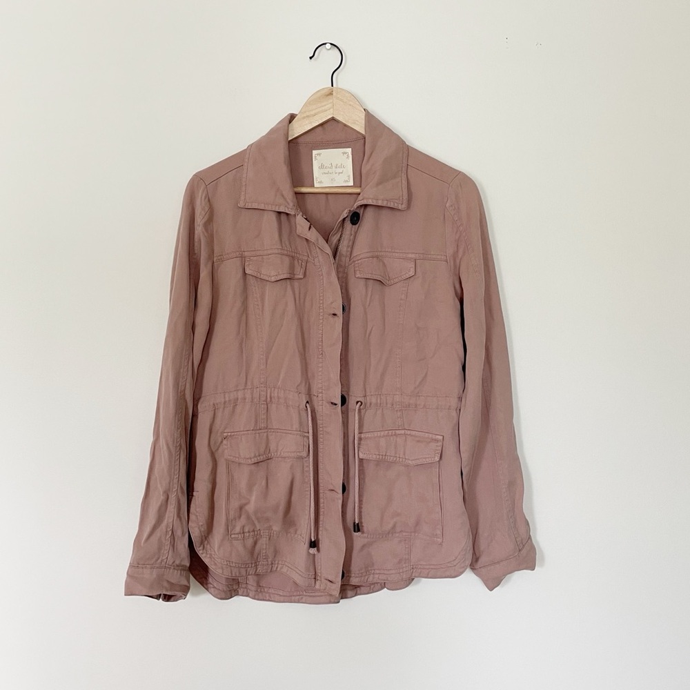 Altar’d State Dusty Rose Utility Jacket